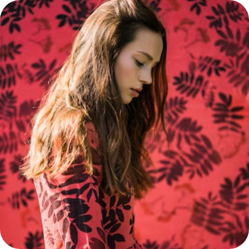 Woman wearing block print kurti