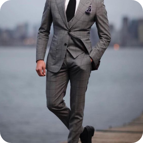 Man wearing formal dress with blazer