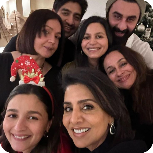 Alia Bhat and Ranbir Kapoor celebrated Christmas together
